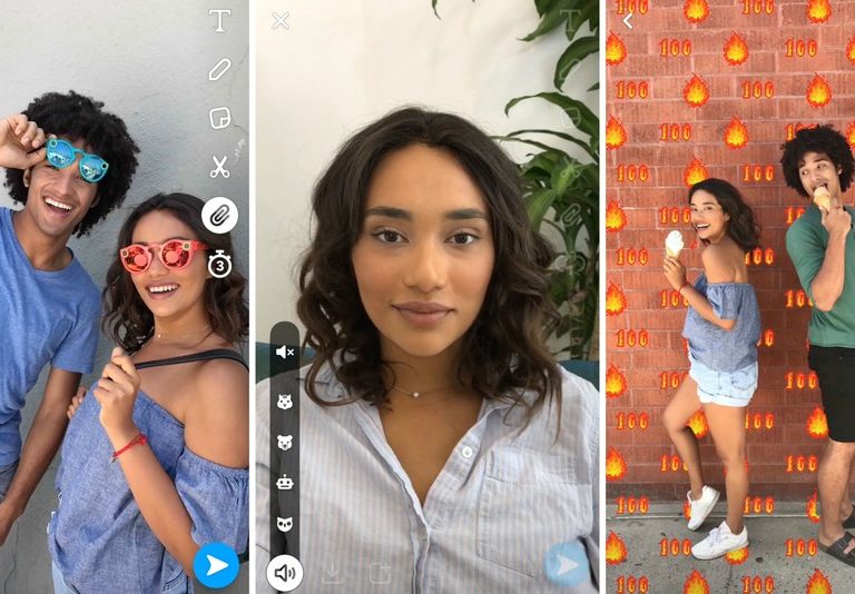 Snapchat enables link sharing